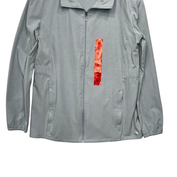 Hang Ten Jacket Women's Medium UPF 50+ Water Repellant Hybrid Full Zip Jacket - Picture 4 of 12